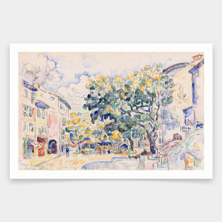 Paul Signac,Antibes,art prints,Vintage art,canvas wall art,famous art prints,V1934