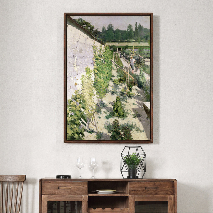 Karl Fredrick Nordstrom,Garden in Grez,large wall art,framed wall art,canvas wall art,large canvas,M2699