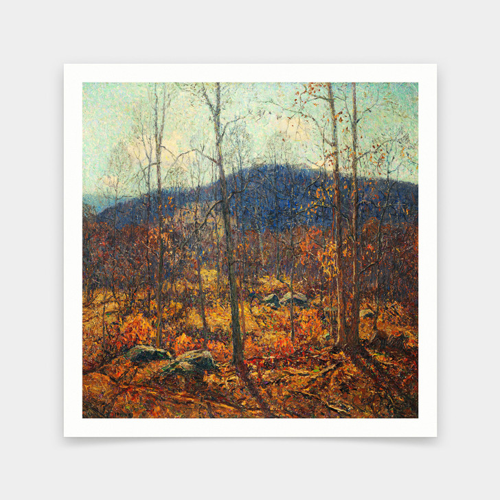 Wilson Henry Irvine,Woods in November,art prints,Vintage art,canvas wall art,famous art prints,q2818