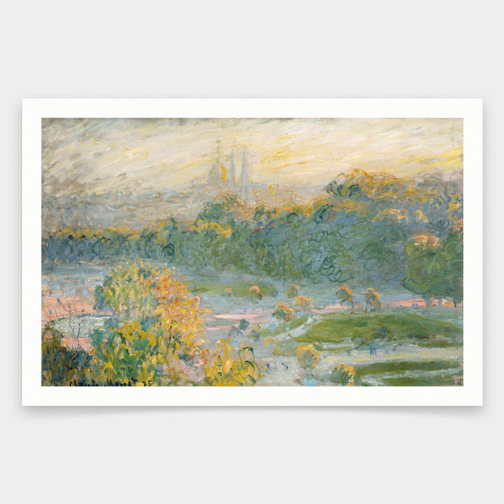 Claude Monet,The Tuileries,art prints,Vintage art,canvas wall art,famous art prints,V1176