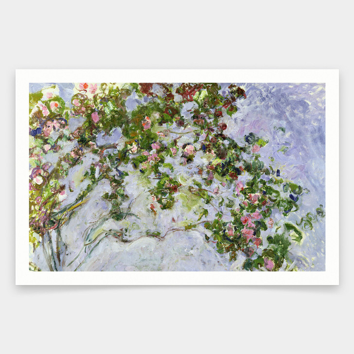 Claude Monet,The Roses,art prints,Vintage art,canvas wall art,famous art prints,V1169