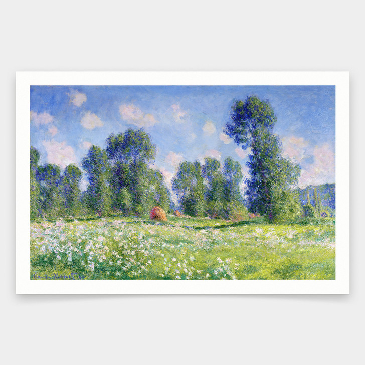 Claude Monet,Effect of Spring at Giverny,art prints,Vintage art,canvas wall art,famous art prints,V1143