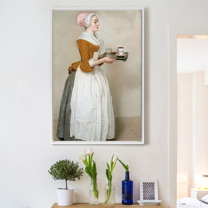 Jean-Etienne Liotard,The Chocolate Girl,large wall art,framed wall art,canvas wall art,large canvas,M2633