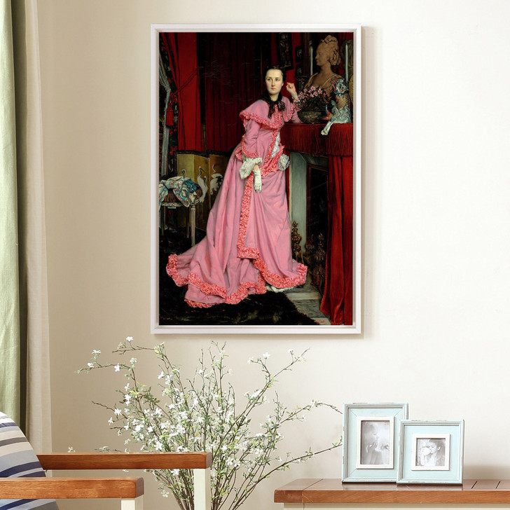 James Tissot,Portrait of the Marquise de Miramon, 1866,large wall art,framed wall art,canvas wall art,large canvas,M2611
