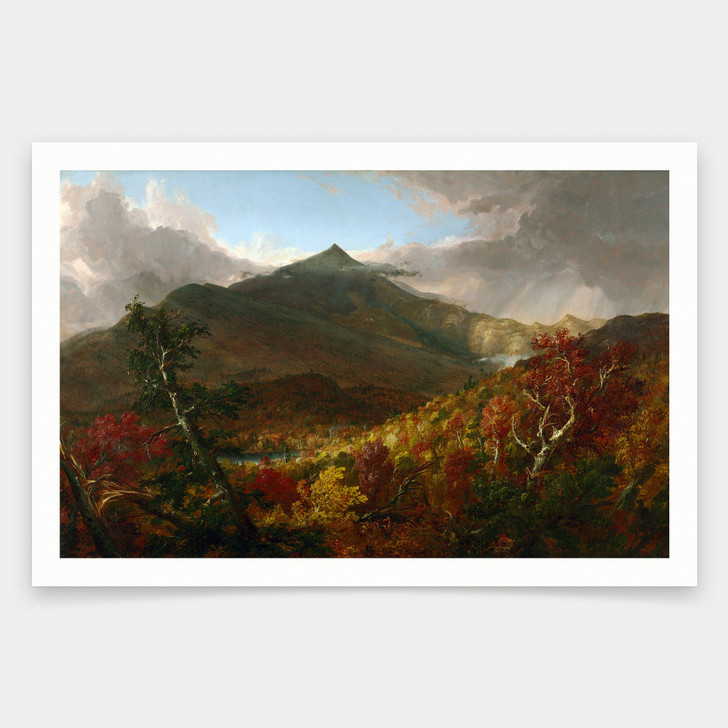 Thomas Cole,View of Schroon Mountain, Essex County, New York, After a Storm, 1838,art prints,Vintage art,canvas wall art,famous art,V2044