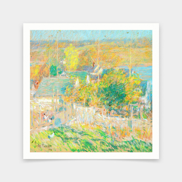 Childe Hassam,Autumn,art prints,Vintage art,canvas wall art,famous art prints,q2622