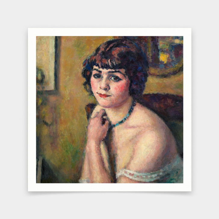 Charles-Franois-Prosper Guerin,Young woman 1909,art prints,Vintage art,canvas wall art,famous art prints,q2621