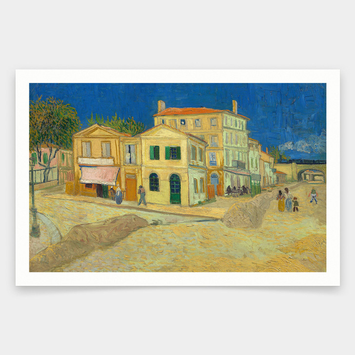 Vincent Van Gogh,The Yellow House,art prints,Vintage art,canvas wall art,famous art prints,V2089