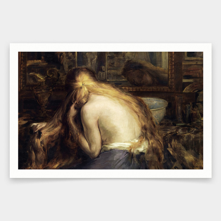 Auguste Leveque,Hymne a la femme, 1909,art prints,Vintage art,canvas wall art,famous art prints,V1034