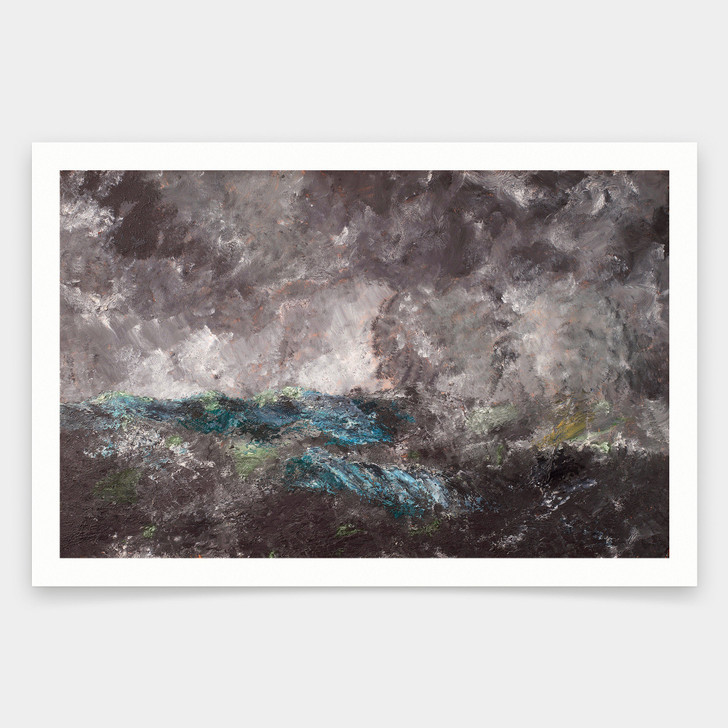 August Johan Strindberg,Storm in the Skerries. The Flying Dutchman,art prints,Vintage art,canvas wall art,famous art prints,V1029