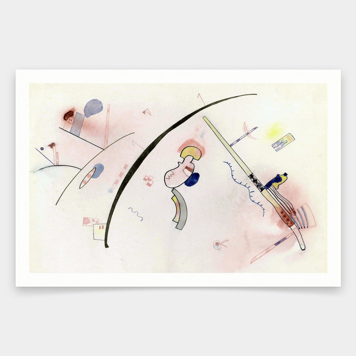 Wassily Kandinsky,Pink abstract print,art prints,Vintage art,canvas wall art,famous art prints,V2096