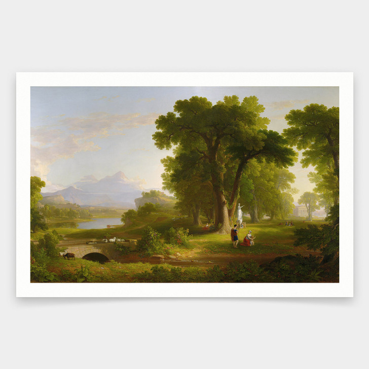 Asher Brown Durand,The Morning of Life,art prints,Vintage art,canvas wall art,famous art prints,V1027