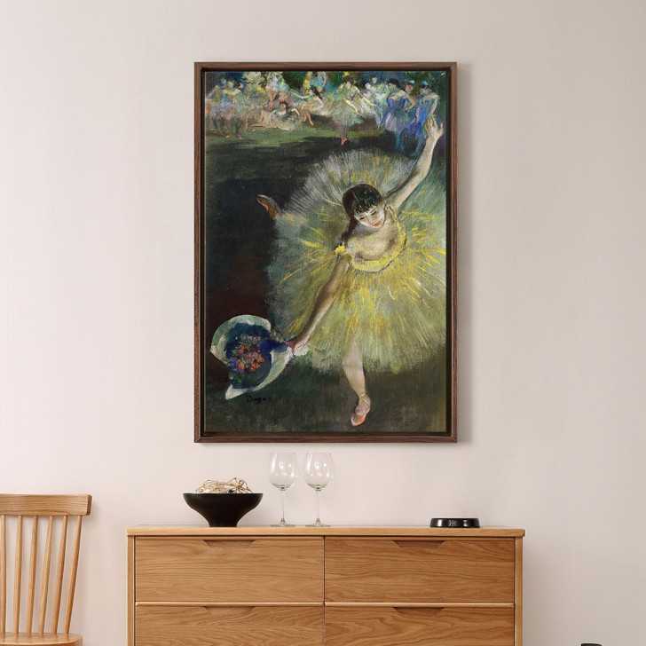 Edgar Degas,End of an Arabesque Pastel,large wall art,framed wall art,canvas wall art,large canvas,M2355