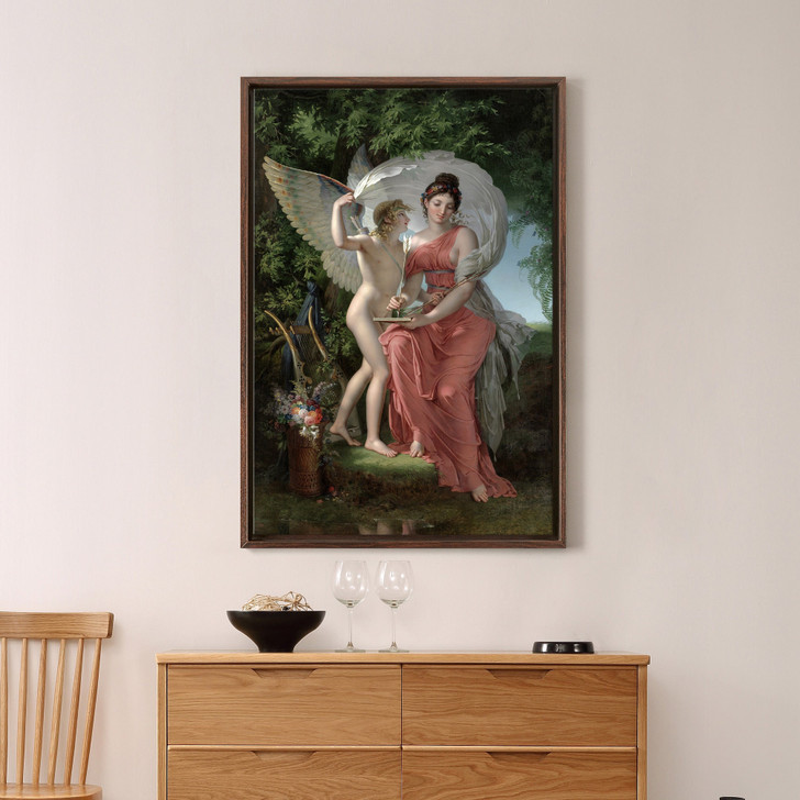 Charles Meynier,Erato, Muse of Lyrical Poetry, 1800,large wall art,framed wall art,canvas wall art,large canvas,M2325