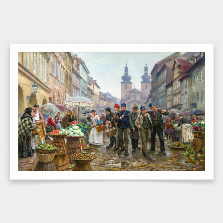 Vojtěch Bartoněk,Conscripts,art prints,Vintage art,canvas wall art,famous art prints,q2132