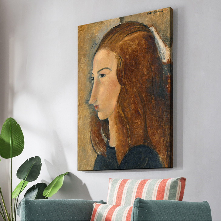 Amedeo Modigliani,Portrait of a Young Woman,large wall art,framed wall art,canvas wall art,large canvas,M2222