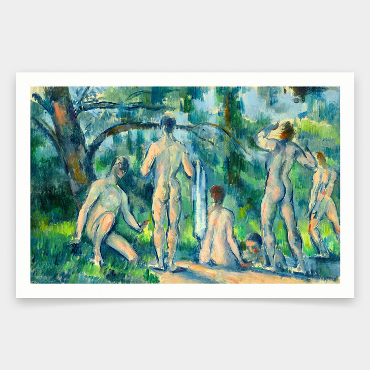 Paul Cezanne,Bathing 18790,art prints,Vintage art,canvas wall art,famous art prints,q2036