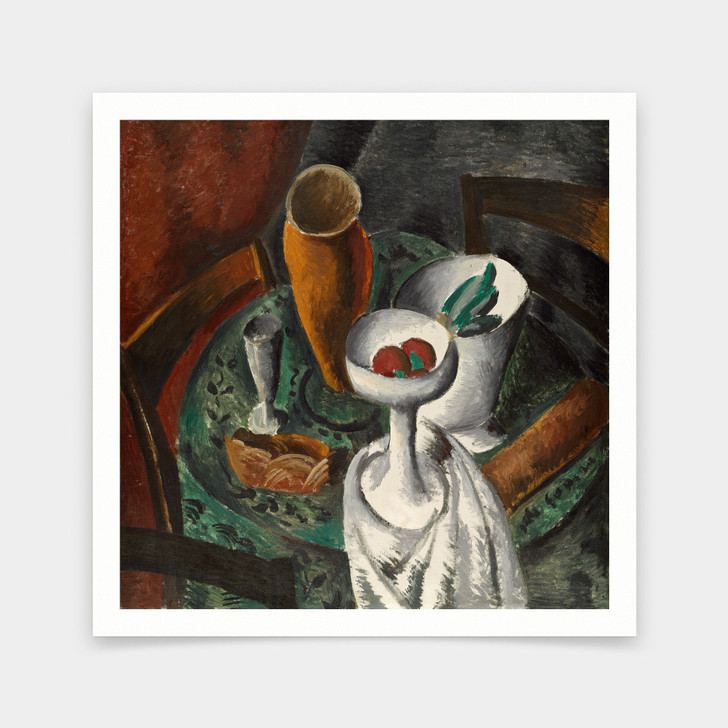 Andre Derain,Table and chairs,art prints,Vintage art,canvas wall art,famous art prints,V6955