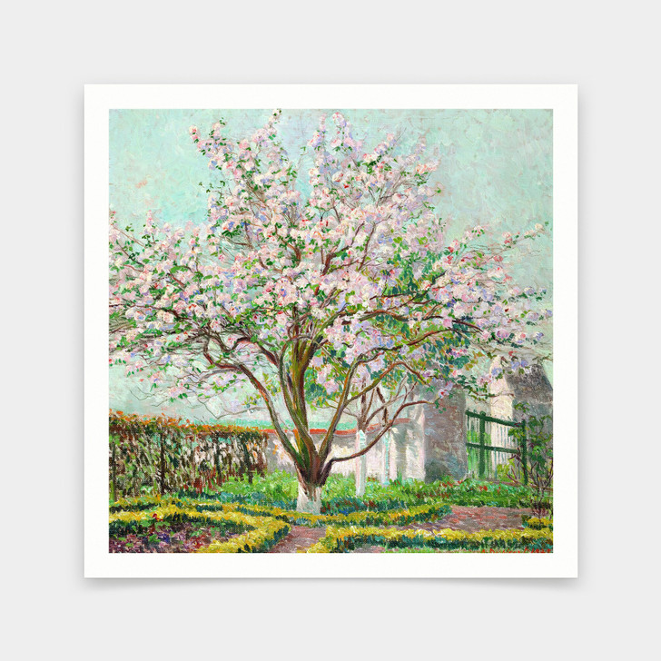 Anna De Weert,The Flowering Apple Tree,art prints,Vintage art,canvas wall art,famous art prints,V6957