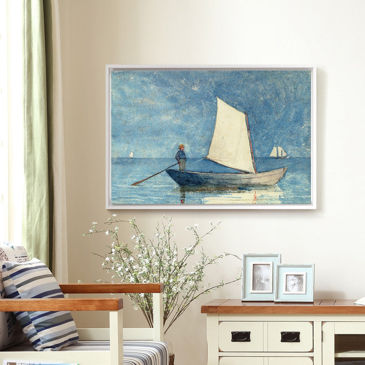 Winslow Homer,Sailing a Dory,large wall art,framed wall art,canvas wall art,large canvas,M2153