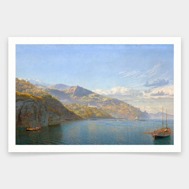 John Brett,Massa, Bay of Naples,art prints,Vintage art,canvas wall art,famous art prints,q1792