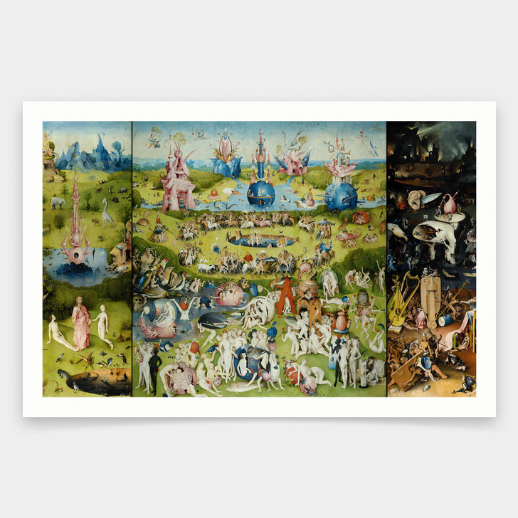 Hieronymus Bosch,The Garden of Earthly Delights,art prints,Vintage art,canvas wall art,famous art prints,q1745