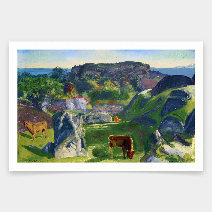 George Bellows,Rock Ridge Farm,art prints,Vintage art,canvas wall art,famous art prints,q1711