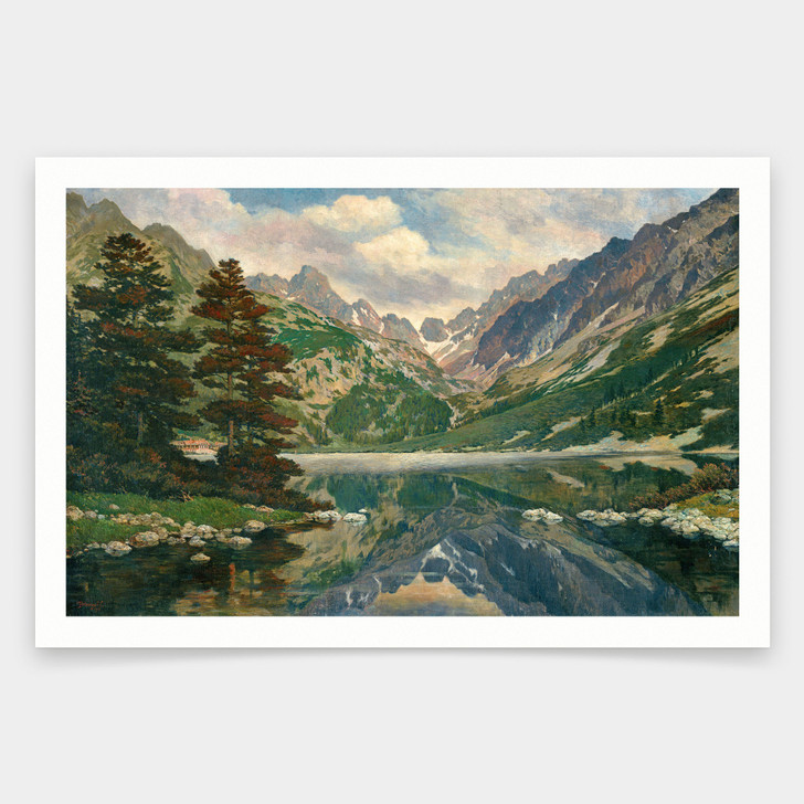 Forberger, Viliam,popradské Pleso,art prints,Vintage art,canvas wall art,famous art prints,q1691