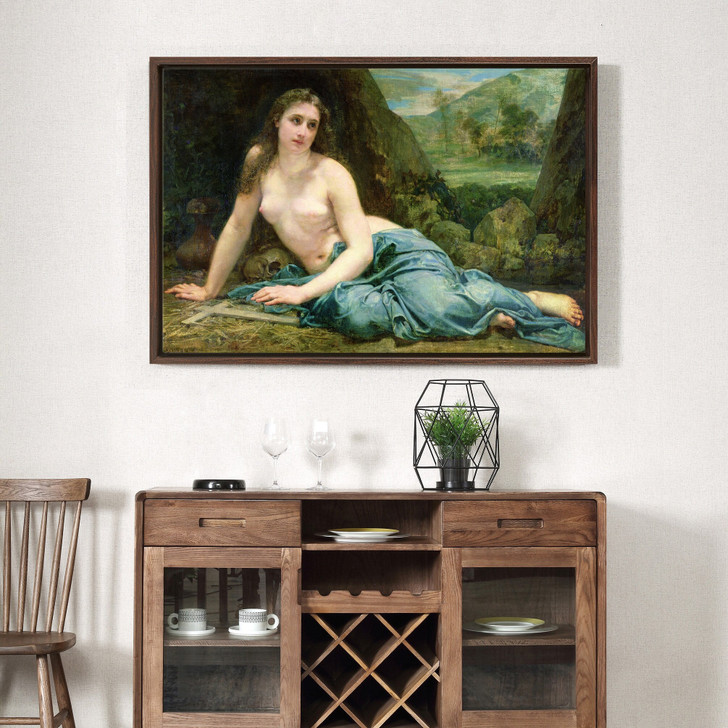 Paul Baudry,The Penitent Magdalene,large wall art,framed wall art,canvas wall art,large canvas,M1912