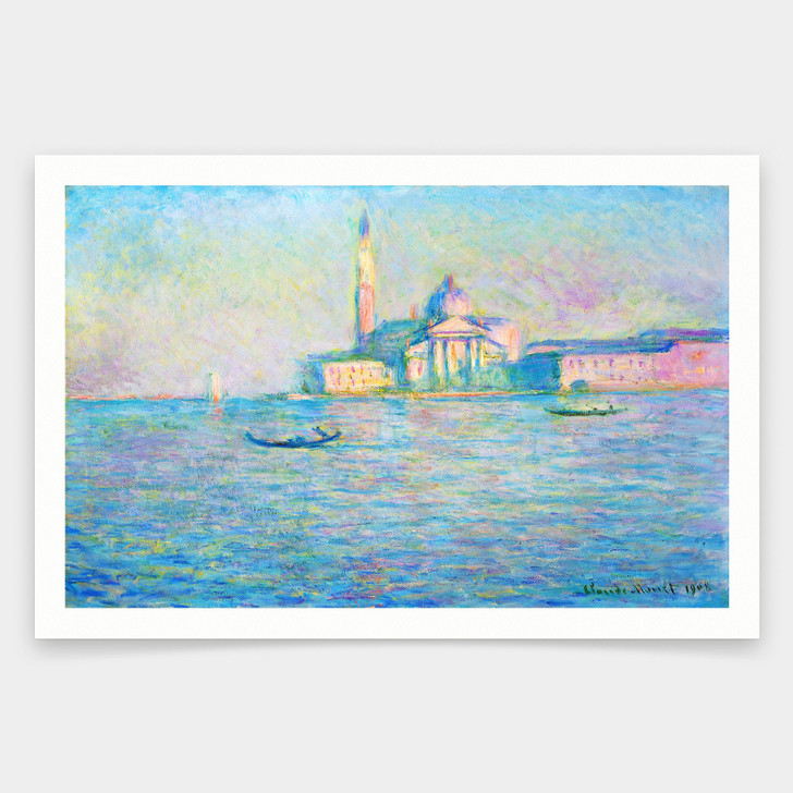 Claude Monet,The Church of San Giorgio Maggiore, Venice,art prints,Vintage art,canvas wall art,famous art prints,q1628