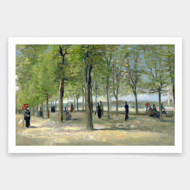 Claude Monet,Terrace In The Luxembourg Gardens,art prints,Vintage art,canvas wall art,famous art prints,q1627