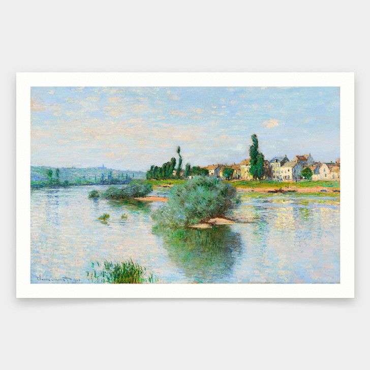 Claude Monet ,The Seine at Lavacourt,art prints,Vintage art,canvas wall art,famous art prints,q1608