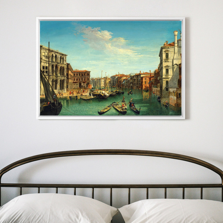 Michele Marieschi,The Grand Canal, with the Palazzo dei Camerlenghi,Venice,large wall art,framed wall art,canvas wall art,large canvas,M1882