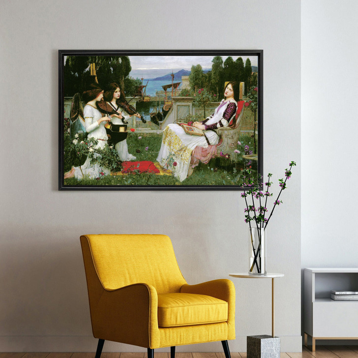 John William Waterhouse,St Cecilia By John William Waterhouse,large wall art,framed wall art,canvas wall art,large canvas,M1774