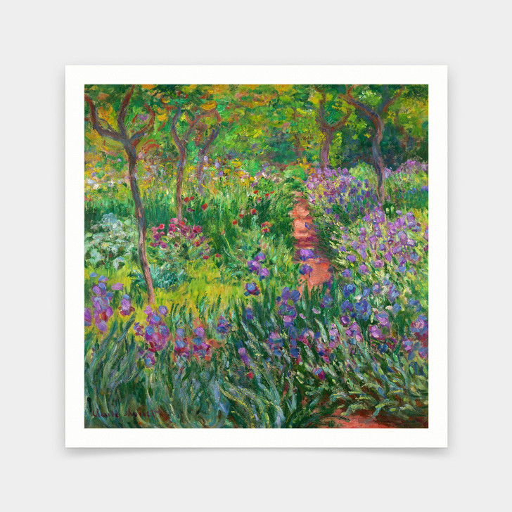 Claude Monet,The Artist’s Garden in Giverny,art prints,Vintage art,canvas wall art,famous art prints,V7007