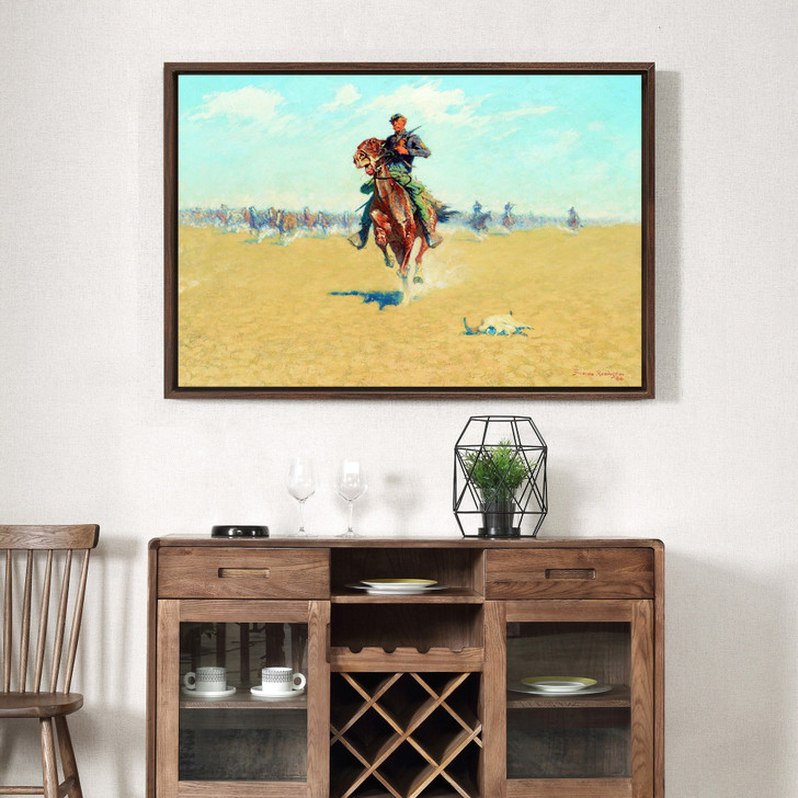 Frederic Sackrider Remington,Cutting Out Pony Herds,large wall art,framed wall art,canvas wall art,M1384