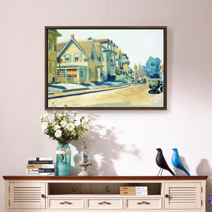 Edward Hopper,Prospect Street, Gloucester,large wall art,framed wall art,canvas wall art,M1228