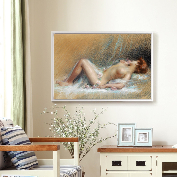 Delphin Enjolras,Nude lying,large wall art,framed wall art,canvas wall art,M1204