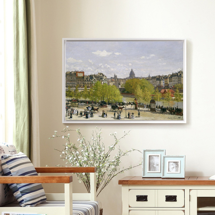 Claude Monet,Quai du Louvre in Paris,large wall art,framed wall art,canvas wall art,M1155