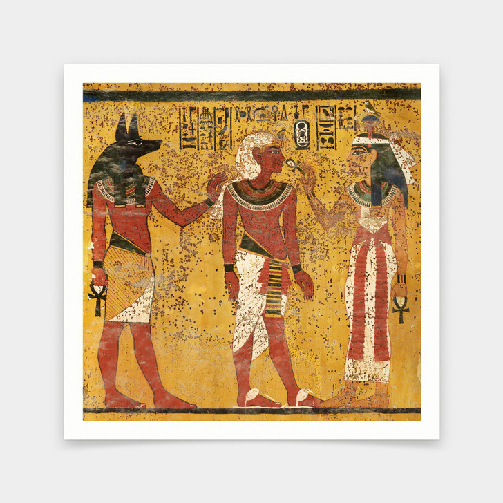 Egyptian art,Tutankhamun tomb murals,egyptian frescoes,art prints,Vintage art,canvas wall art,famous art prints,V7040