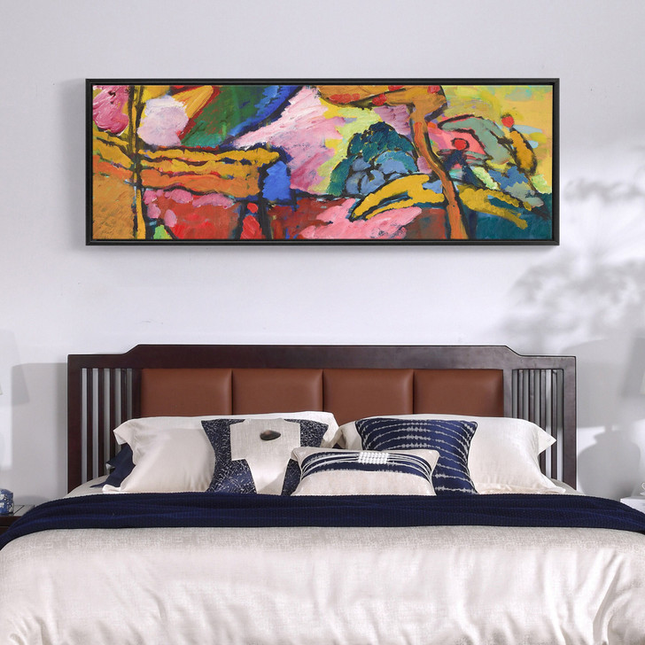 Wassily Kandinsky,Study for Improvisation ii,Abstract art,Narrow Horizontal Wall Art,large wall art,framed wall art,canvas wall art,M171