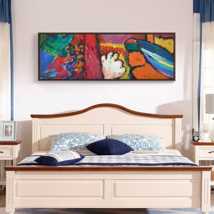 Wassily Kandinsky,Study for Improvisation i,Abstract art,Narrow Horizontal Wall Art,large wall art,framed wall art,canvas wall art,M170