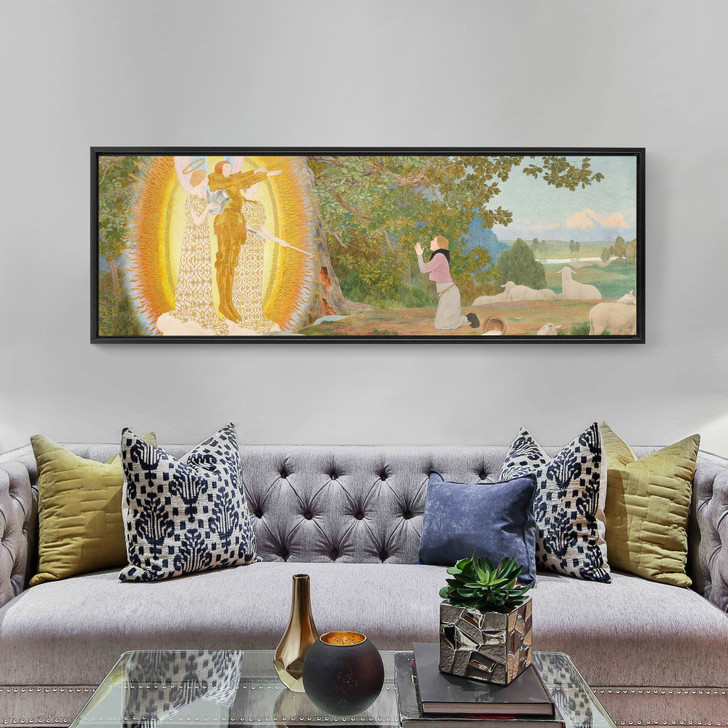 Louis Maurice Boutet de Monvel,The Vision and Inspiration,Joan of Arc series,Narrow Horizontal Wall Art,large wall art,framed wall art,M130