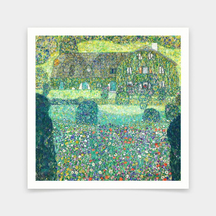 Gustav Klimt,Forester's lodge in Weissenbach I,art prints,Vintage art,canvas wall art,famous art prints,V7108