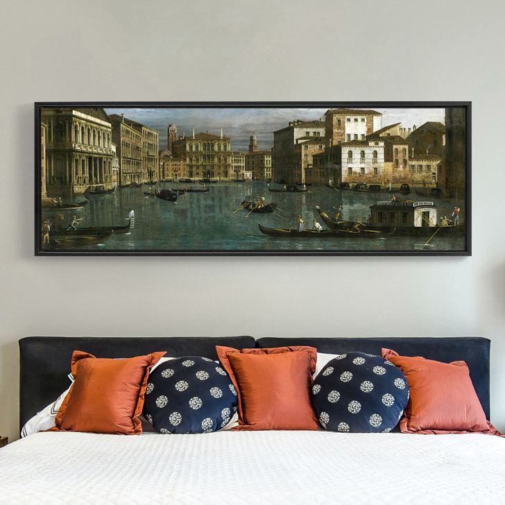 Bernardo Bellotto,The Grand Canal in Venice,Narrow Horizontal Wall Art ,large wall art,framed wall art,canvas wall art,M17