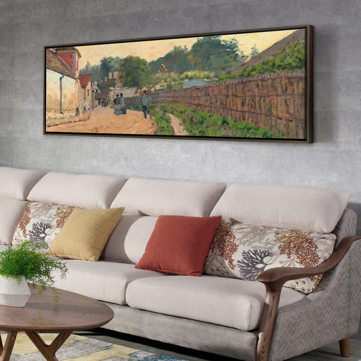 Alfred Sisley,Marly le Roi,Narrow Horizontal Wall Art ,large wall art,framed wall art,canvas wall art,M6