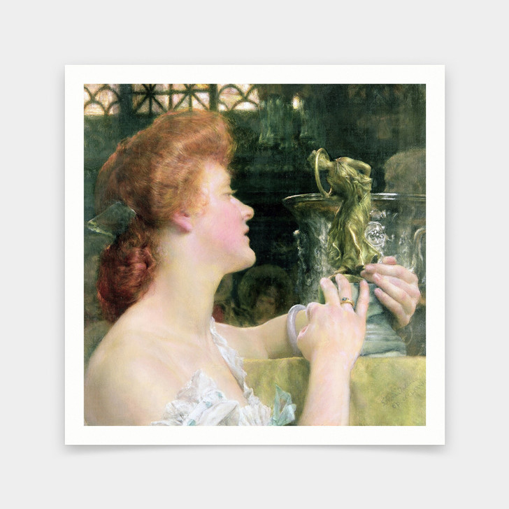 Sir Lawrence Alma-Tadema,The Golden Hour,art prints,Vintage art,canvas wall art,famous art prints,V7263