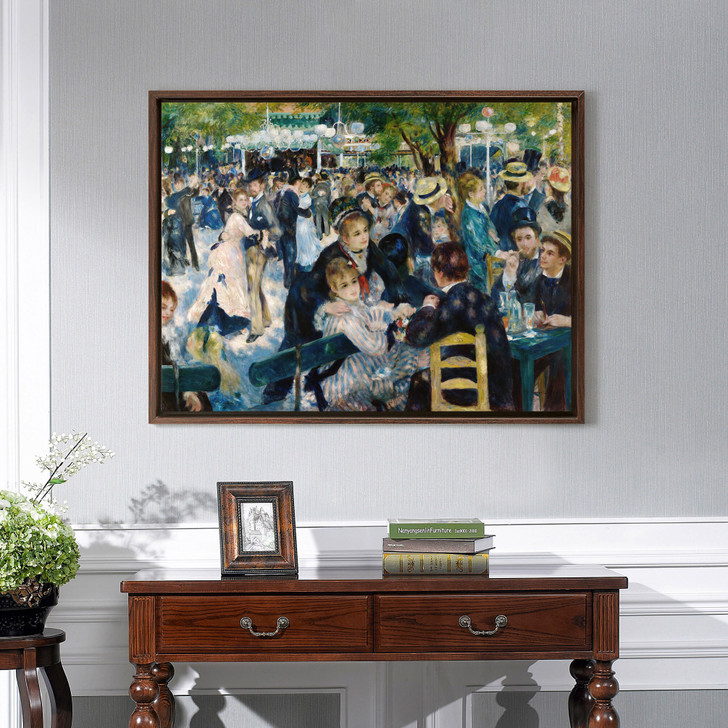 Pierre-Auguste Renoir,Dance At Le Moulin De La Galette,,Canvas Print,Canvas Art,Canvas Wall Art,Large Wall Art,Framed Wall Art,P1341