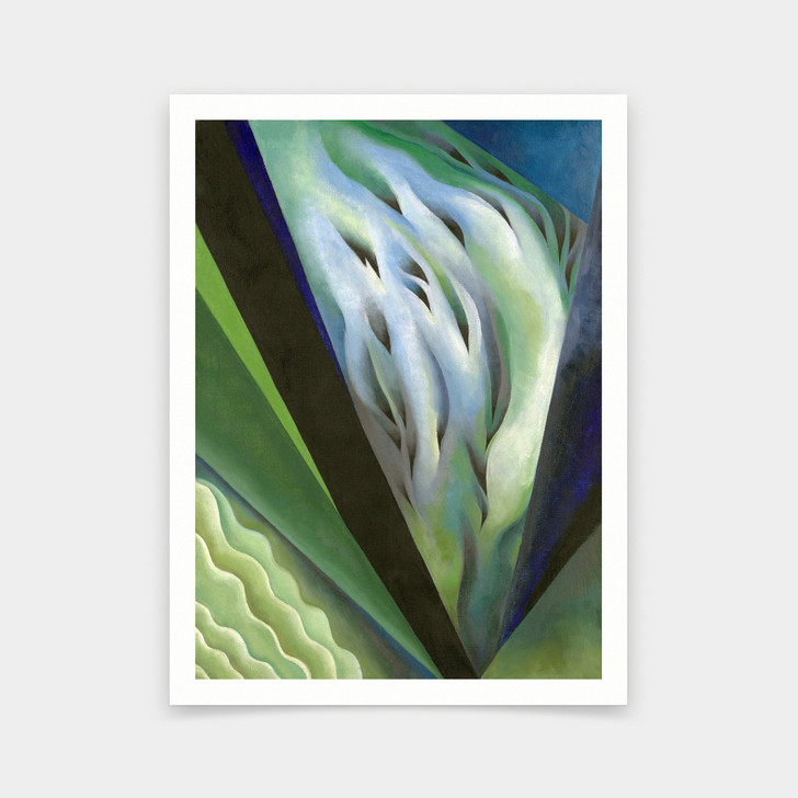 Georgia O’Keeffe,Blue and Green Music 1921,art prints,Vintage art,canvas wall art,famous art prints,V5833