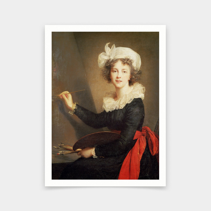 Elisabeth Louise Vigee-Lebrun,Self Portrait,art prints,Vintage art,canvas wall art,famous art prints,V5609